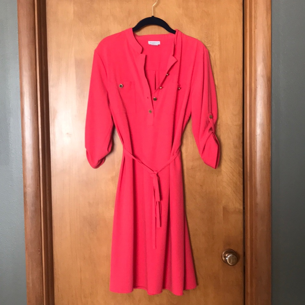 Belted dress